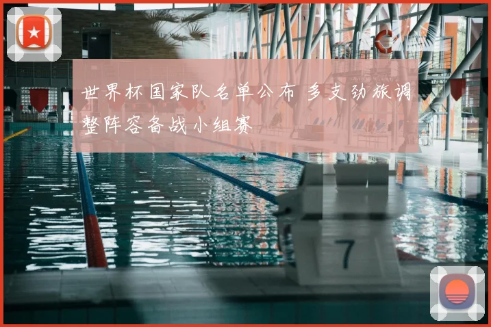 世界杯国家队名单公布 多支劲旅调整阵容备战小组赛